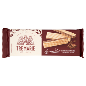 Tre Marie Ancora Uno Gianduia Nero wafelki z gorzką czekoladą 175g