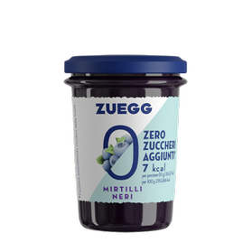 Zuegg Dżem z czarnych jagód bez dodatku cukru 220g