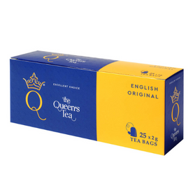 The Queen's Tea English Original - czarna herbata 25 saszetek