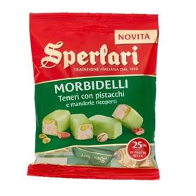 Sperlari Morbidelli nugat z orzechami laskowymi i pistacją 117g
