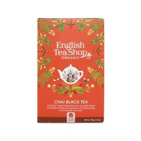 English Tea Shop Black Tea Chai - 20 saszetek