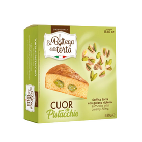 Bottega della Torta Pistacchio - włoskie ciasto z kremem pistacjowym 450g