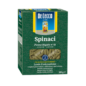 De Cecco Spinaci Penne Rigati n'41 makaron 500g