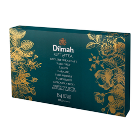 Dilmah Gift of Tea - zestaw herbat aromatyzowanych 64 saszetki
