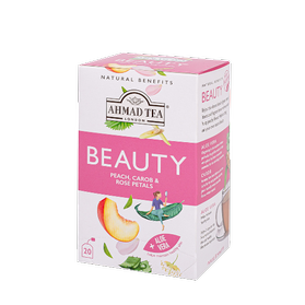 Ahmad Beauty Peach Carob & Rose Petals 20 saszetek
