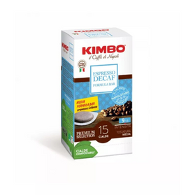 Kimbo Espresso Decaf ESE - 15 saszetek z kawą bezkofeinową
