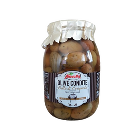 Duże oliwki zielone z pestką w przyprawach 1062 ml