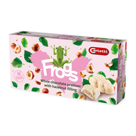 Carletti Frogs White Choco żabki z białej czekolady 148g