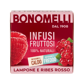 Bonomelli Infusi Fruttosi - herbata malinowa z czerwoną porzeczką 12 saszetek