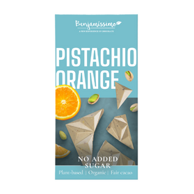 Benjamissimo Pistachio Orange Organic - czekolada z pistacją i pomarańczą 60g