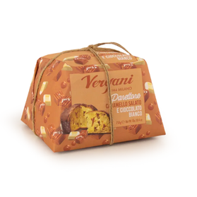 Vergani Panettone Caramello Salato - włoska babka z karmelem 750g