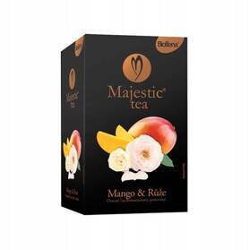 Biogena Majestic tea herbata owocowa z mango i różą 20 saszetek