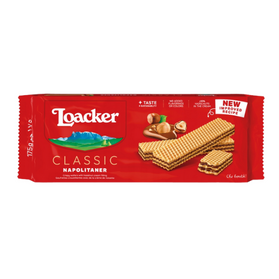 Loacker Napolitaner - wafelki z orzechowym kremem 175g