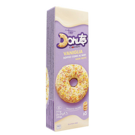 Tiny Donuts Vaniglia - donuty z waniliową polewą 111g