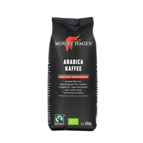 Mounthagen Arabica Kaffee - kawa mielona 100% Arabica bezkofeinowa 250g