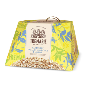 Tre Marie Panettone Mandorle Limone - włoska babka z migdałami i cytryną 850g