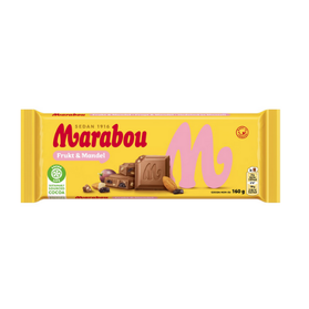 Marabou Frukt&Mandel - mleczna czekolada z rodzynkami i migdałami 160g