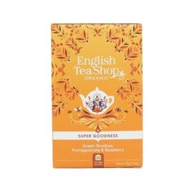 English Tea Shop Green Rooibos, Pomegranate & Blueberry - 20 saszetek