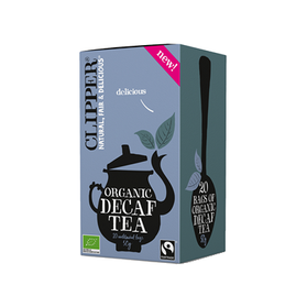 Clipper czarna herbata bezkofeinowa 20 saszetek