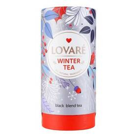 Lovare Winter Tea Tuba - czarna herbata liściasta z figą i śliwką 80g