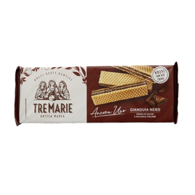 Tre Marie Gianduia Nero - wafelki z kremem z orzechów laskowych 140g