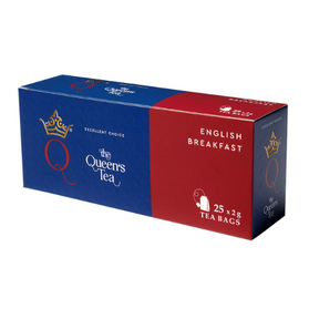The Queen's Tea English Breakfast - czarna herbata 25 saszetek