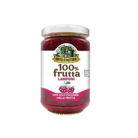 Orto D' Autore Lamponi 100% - dżem malinowy bez dodatku cukru 340g