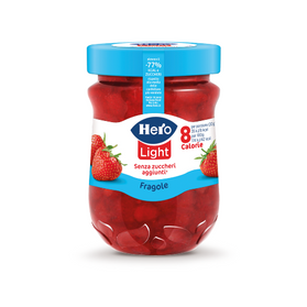 Hero Light Fragole - włoska konfitura z truskawek bez cukru 280g