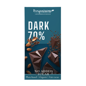 Benjamissimo Dark 70 % - gorzka czekolada BIO 60g