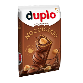 Duplo Nocciolato - wafelki z nadzieniem nugatowym i orzechami 130g