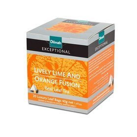 Lively Lime and Orange Fusion - 20 piramidek z herbatą