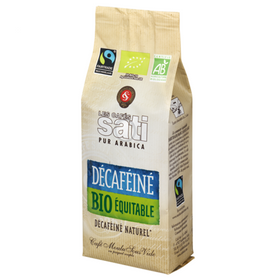 Kawa bezkofeinowa Cafe Sati Décaféiné BIO - organiczna kawa mielona  250g