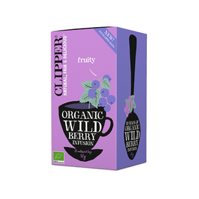 Clipper herbata z czarną porzeczką i maliną 20 saszetek