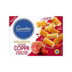 Gavottes Crepes Coppa - mini naleśniki o smaku dojrzewającej wędliny coppa 80g