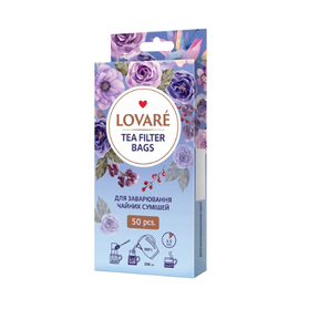Lovare Tea Filter Bags - filtry papierowe do herbaty sypanej 50 sztuk