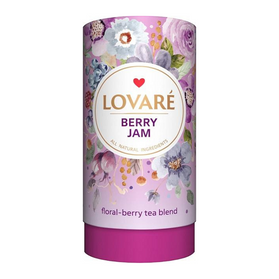 Lovare Berry Jam Tuba - herbata kwiatowo - jagodowa liściasta 80g