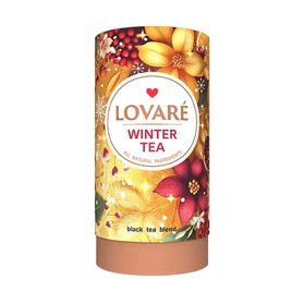 Lovare Winter Tea - czarna herbata liściasta zimowa w tubie 80g