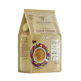Tempelmann Cafe Crema Nomos - kawa ziarnista 100% Arabica 500g