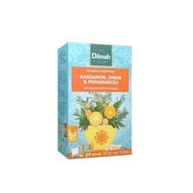 Dilmah Kardamon, Imbir & Pomarańcza - rooibos z dodatkami 20 torebek 30g