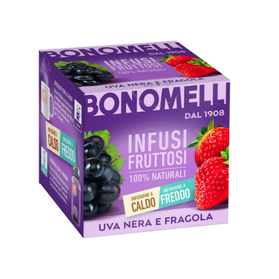 Bonomelli Fruttosi - herbata truskawka z winogronami 12 saszetek