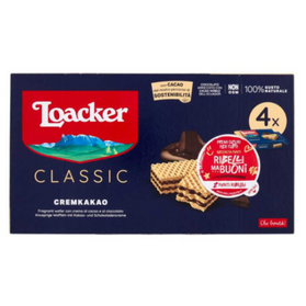 Loacker Classic Cremkakao - wafelki z kremem kakaowo - czekoladowym 4x45g
