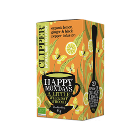 Clipper herbata cytrynowa z imbirem i czarnym pieprzem 20 saszetek