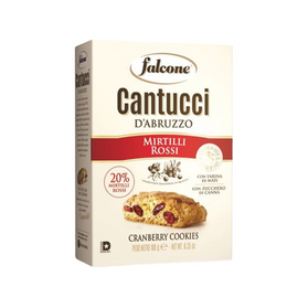 Falcone Cantucini Mirtilli - kruche ciasteczka z żurawiną 180g
