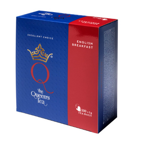 The Queen's Tea English Breakfast - czarna herbata 100 saszetek