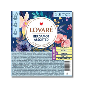 Lovare Bergamot Assorted - zestaw czarnych herbat z bergamotką 50 saszetek