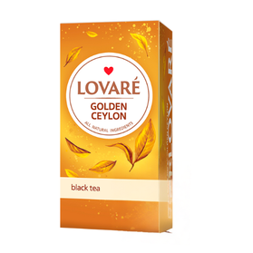 Lovare Black Tea - cejlońska czarna herbata 24 saszetki