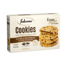 Falcone Cookies Gianduia - kruche ciastka z czekoladowym nadzieniem 200g