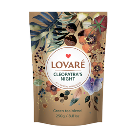 Lovare Cleopatra's Night - zielona herbata liściasta z dodatkami 250g
