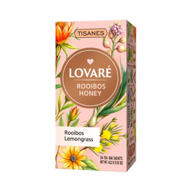 Lovare Rooibos Honey - herbata rooibos ziołowa 24 saszetki