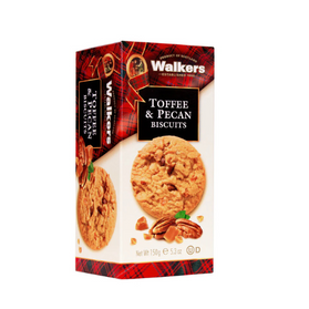 Walkers Toffee&Pecan - maślane ciastka z toffi i orzechami pekan 150g